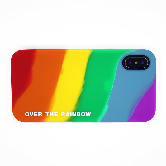 iPhone X/Xs Rainbow Simple Case - Over the Rainbow