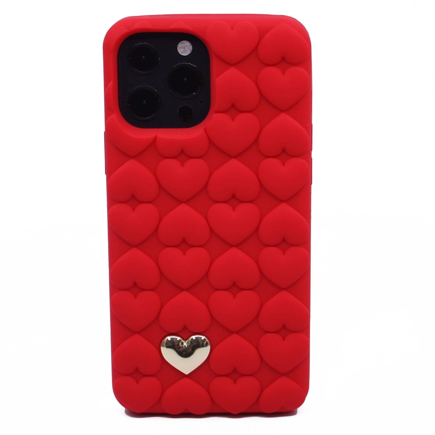 iPhone 13 Pro Max - Hearts Case (Red)