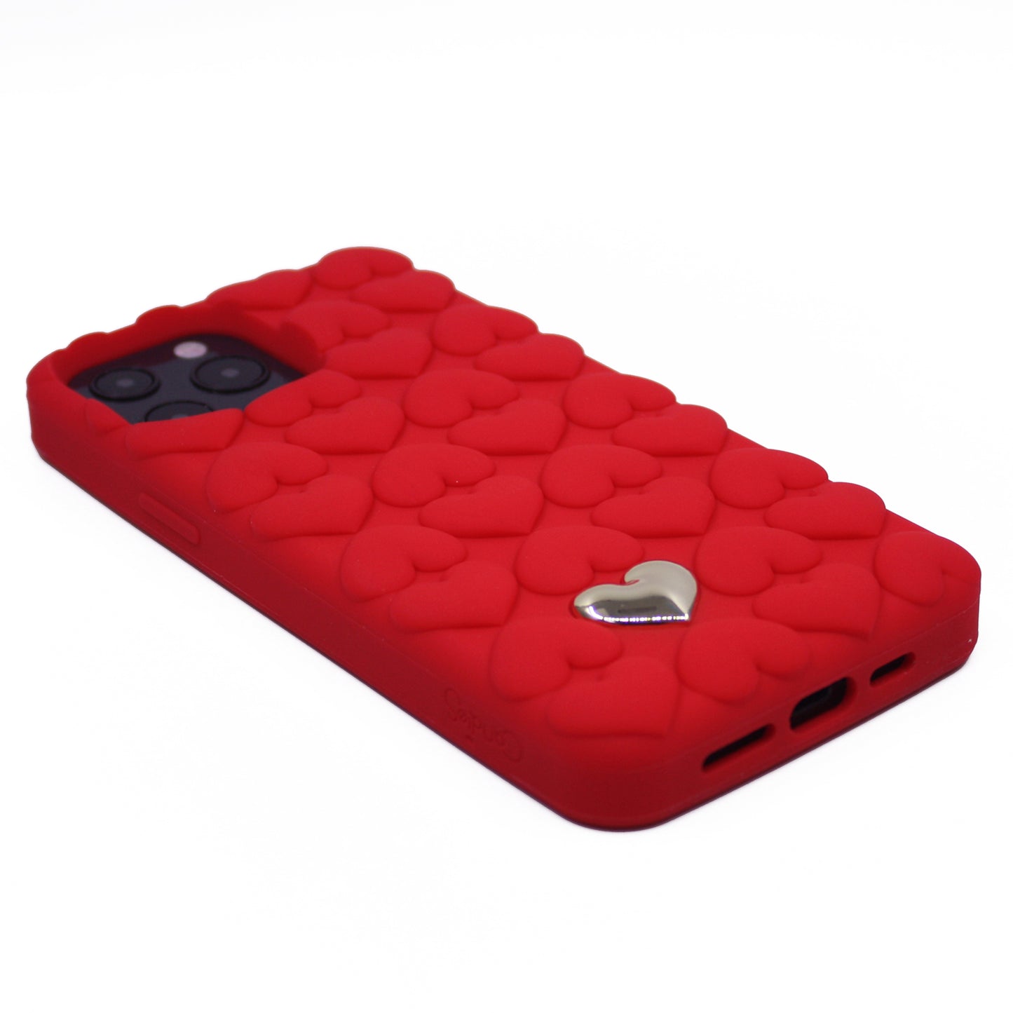 iPhone 13 Pro Max - Hearts Case (Red)