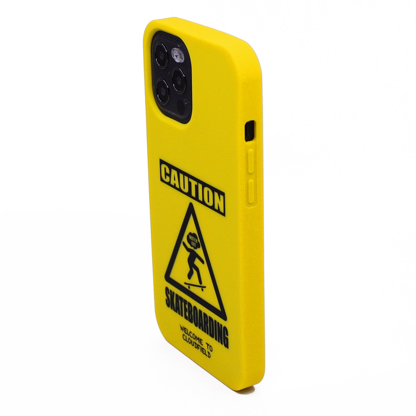 iPhone 12 Pro Max Simple Case - Caution Skateboarding