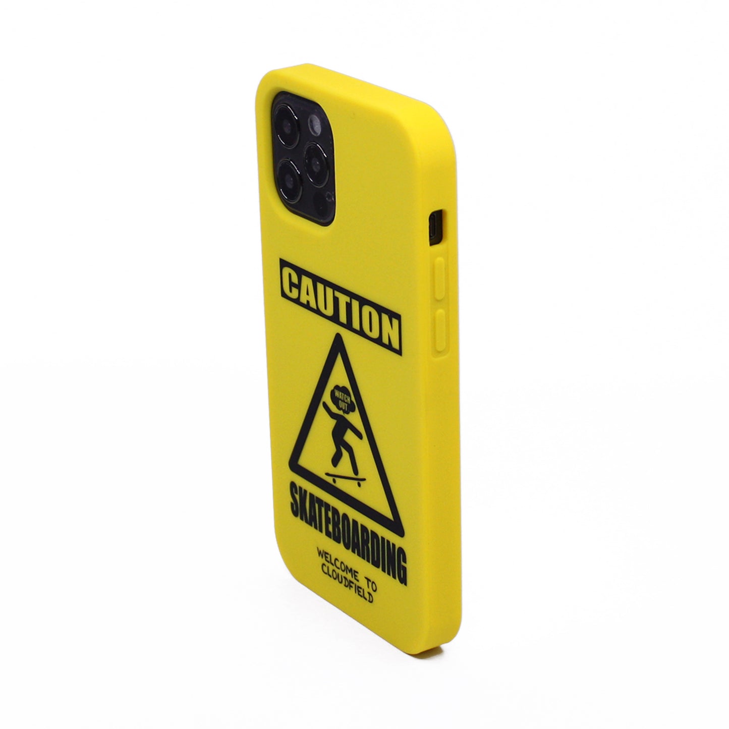 iPhone 12/12 Pro Simple Case - Caution Skateboarding